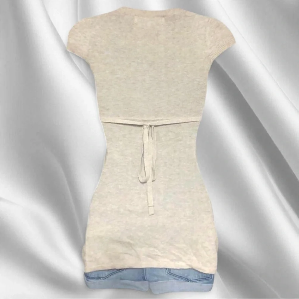 Costa Blanca Knit Babydoll Top - Picture 2 of 8